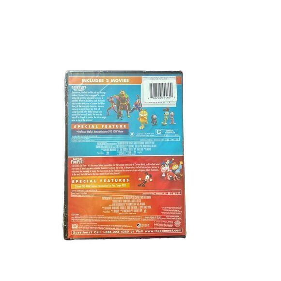 Garfield double feature 2009 pet force/ funfest DVD/still sealed - Picture 2 of 2